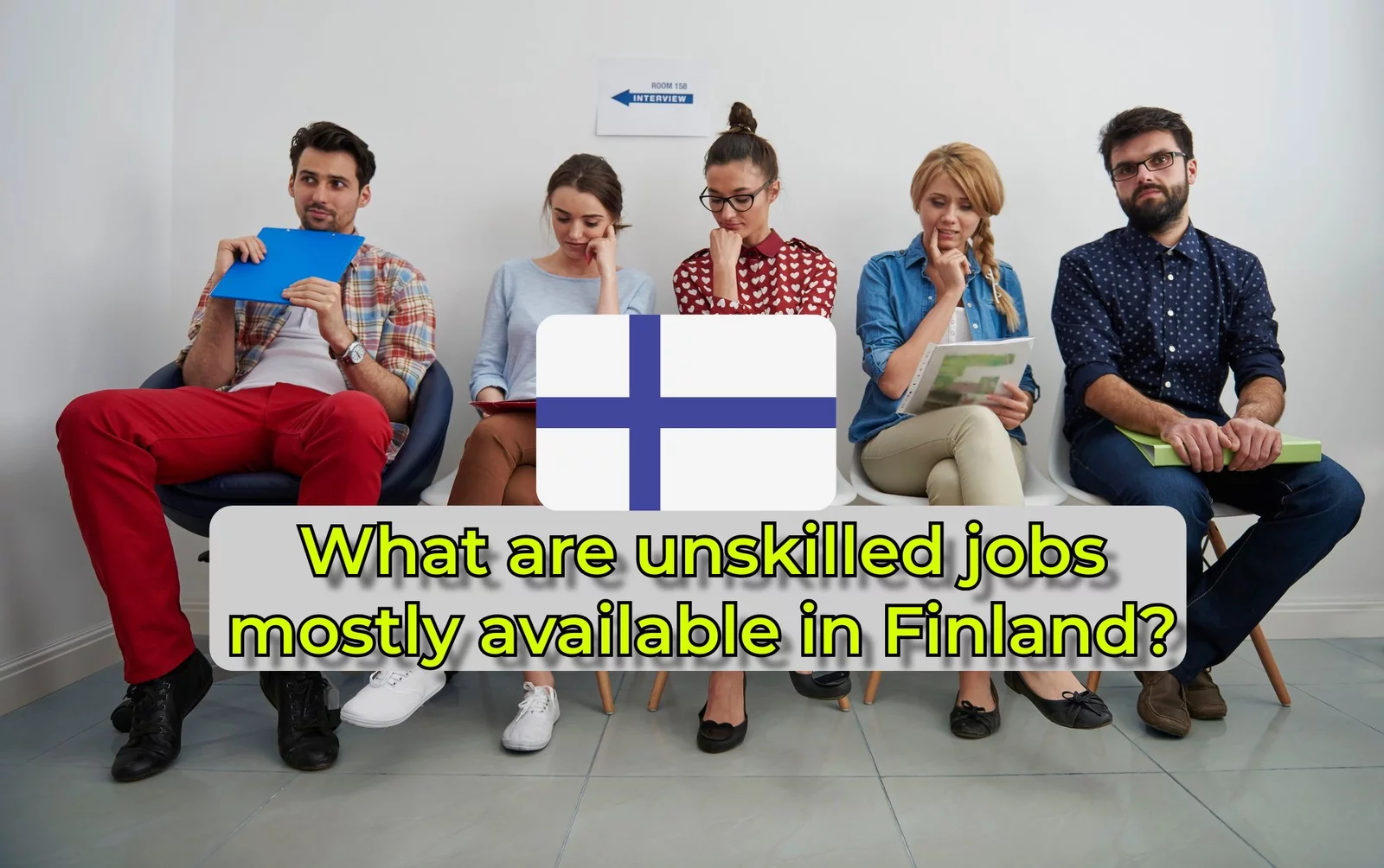 What are unskilled jobs mostly available in Finland?